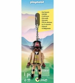 Brandudsalg 🎉 Playmobil Nøglering - Brandmand - 70649 🧨