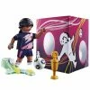 Brandudsalg 🎁 Playmobil SpecialPlus - Fodboldspiller Med Målvæg - 70875 - 8 De ✔️