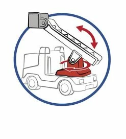 Promo 👍 Playmobil 1.2.3 - Brandbil Med Stige - 6967 - 2 Dele 🧨 -Billig legetoej butik DX502 2