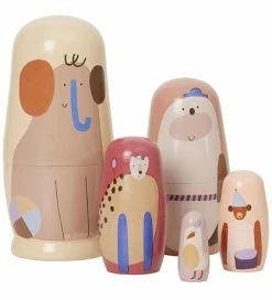 Promo ❤️ Ferm Living Figurer - Critter Nesting Dolls - Multi 😀