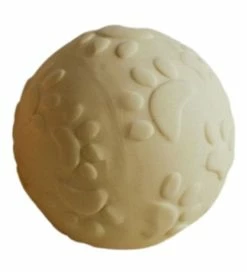 Flash udsalg 👍 Natruba Bolde - Naturgummi - 2-Pak - Gul M. Poteaftryk ⭐ -Billig legetoej butik DX638 2