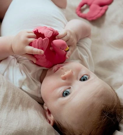 Ny 🧨 Natruba Badelegetøj - Naturgummi - Flamingo - Lyserød 😉 3 Ny 🧨 Natruba Badelegetøj - Naturgummi - Flamingo - Lyserød 😉 - Billede 3