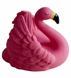 Ny 🧨 Natruba Badelegetøj - Naturgummi - Flamingo - Lyserød 😉