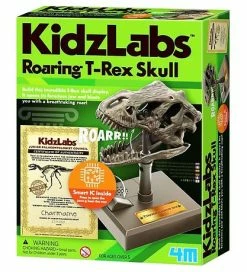 Helt ny 👏 4M Kranium - KidzLabs - Brølende T-Rex Kranium 🛒