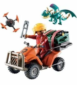 Billigst 🔥 Playmobil Dragons: The Nine Realms - Icaris ATV & Phil - 71085 - ⌛