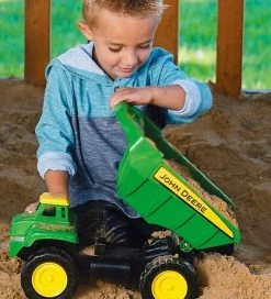 Budget 🎁 John Deere Arbejdsbil - Big Scoop Dump Truck 😉 -Billig legetoej butik DX975 2