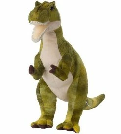 Brandudsalg 🎁 Bon Ton Toys Bamse - 15 Cm - T-Rex - Grøn 🔥