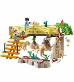 Promo ⭐ Playmobil Family Fun - Outdoor Lion Enclosure - 71192 - 58 Dele 🛒