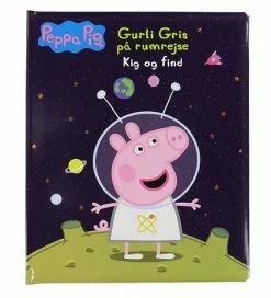 Tilbud 💯 Alvilda Bog - Gurli Gris På Rumrejse - Kig Og Find - Dansk 🛒