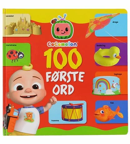 Engros 👍 Alvilda Bog - CoComelon - 100 Første Ord 👏 1 Engros 👍 Alvilda Bog - CoComelon - 100 Første Ord 👏