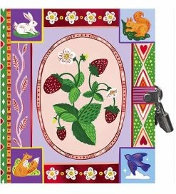 Billigst ✨ Eeboo Dagbog M. Lås - Jordbær 👏