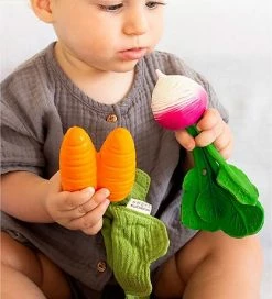 Bedste salg 🛒 Oli & Carol Bidelegetøj - Naturgummi - Ramona The Radish 😀 -Billig legetoej butik DY727 3