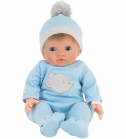 Bedste handel 🌟 Tiny Treasures Dukke M. Blond Hår - Bear Pom Pom 😀