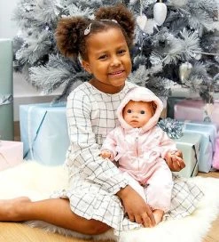 Købe ⭐ Tiny Treasures Dukketøj - Flyverdragt M. Sløjfer 😍 -Billig legetoej butik DY766 2