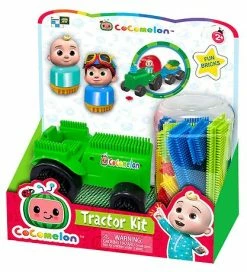 Ny 👍 CoComelon Aktivitetslegetøj - Funbricks Tractor Kit ⭐