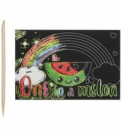 Bedste Pirce 😉 Ooly Scratch & Scribble Mini Sæt - Lil' Juicy 🧨 -Billig legetoej butik DZ083 2