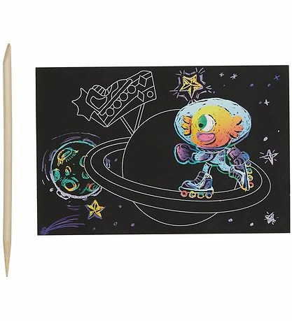Kupon ✨ Ooly Scratch & Scribble Mini Sæt - Wacky Universe ✨ 3 Kupon ✨ Ooly Scratch & Scribble Mini Sæt - Wacky Universe ✨ - Billede 3