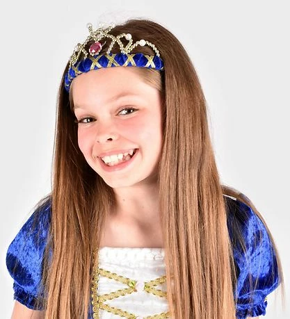 Outlet 🥰 Den Goda Fen Udklædning - Tiara M. Fløjl - Blå 👏 2 Outlet 🥰 Den Goda Fen Udklædning - Tiara M. Fløjl - Blå 👏 - Billede 2