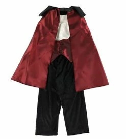 Promo ❤️ Den Goda Fen Udklædning - Vampyr - Rød/Sort 🎉