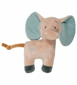 Budget 😉 Nattou Rangle - Axel Elephant - 20 Cm - Grøn/Beige 🤩