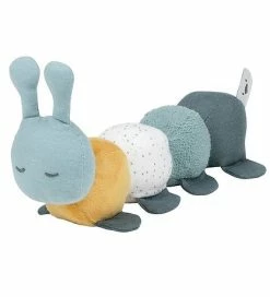 Bedste salg ❤️ Nattou Aktivitetslegetøj - Larve - 25 Cm - Light Green ⭐