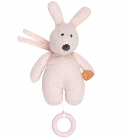 Kupon 🔔 Nattou Bamse M. Musik - Mini Musical Rabbit Bonnie - 20 Cm - Lig 👏