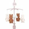 Engros 🥰 Nattou Musikuro - Musical Mobile Susie And Bonnie - Rosa/Brun ✔️