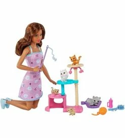 Billigst 🔥 Barbie Dukke - Kitty Condo 👍