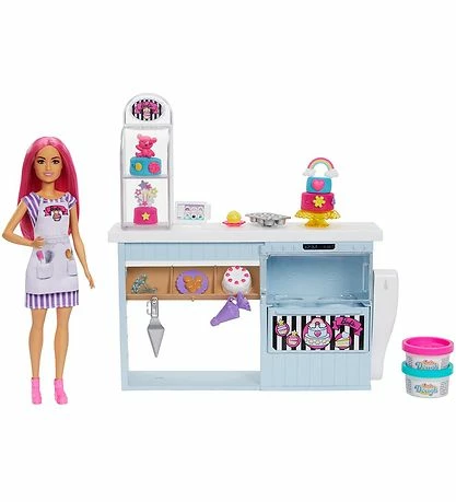 Promo 🤩 Barbie Dukke - Bageri Med Dukke - 30 Cm. 🔥 1 Promo 🤩 Barbie Dukke - Bageri Med Dukke - 30 Cm. 🔥