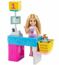 Købe ✨ Barbie Dukke - Chelsea Snack-Butik Sæt 👍