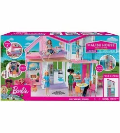Ny 🤩 Barbie Dukkehus - Malibu - B: 61 Cm 🌟