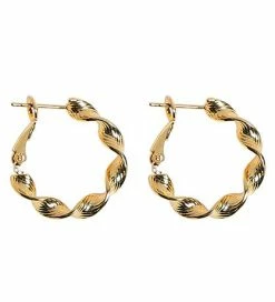 Billig 🔥 Me&My BOX Øreringe - Snoede Hoops - Guld 🤩