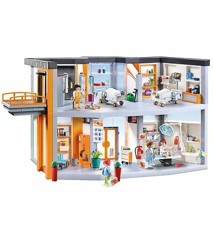 Ny 🎉 Playmobil City Life - Stort Hospital - 70190 - 514 Dele ⭐ 1 Ny 🎉 Playmobil City Life - Stort Hospital - 70190 - 514 Dele ⭐