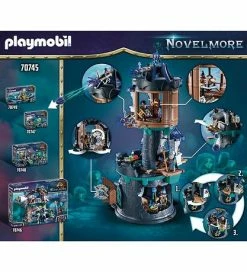 Engros 🤩 Playmobil Novelmore - Violet Vale: Troldmandstårn - 70745 - 135 😀 -Billig legetoej butik TD425 2